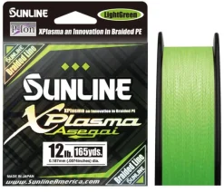 SUNLINE X PLASMA ASEGAI X8 BRAID LINE 330yds GREEN - 6lb
