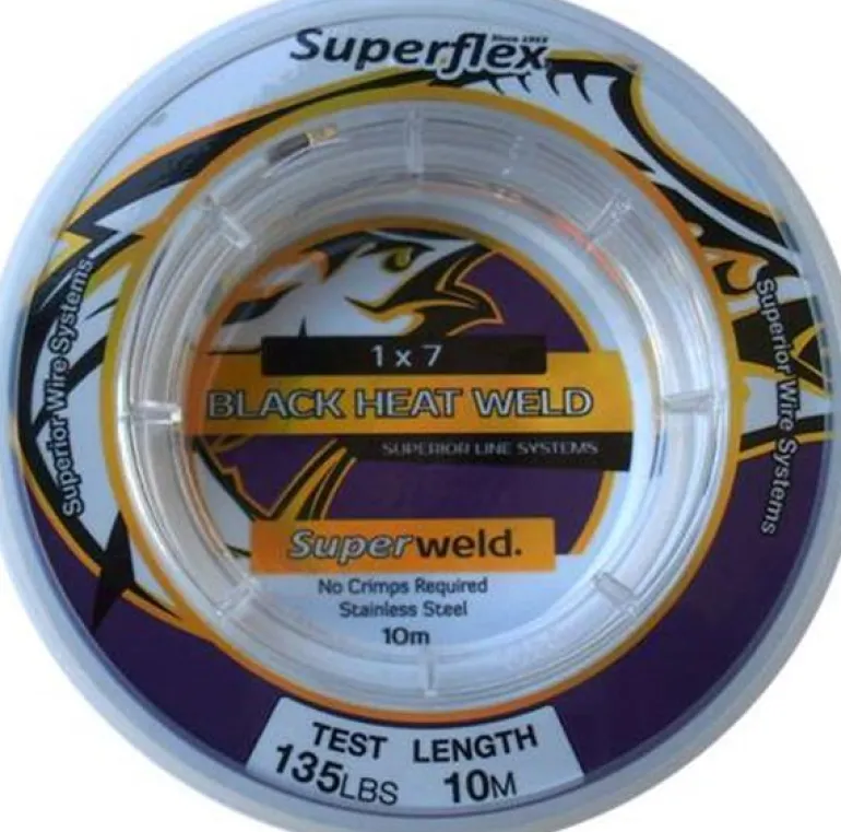 SUPERFLEX SUPERWELD WIRE 10m - 18lb - 0.48mm