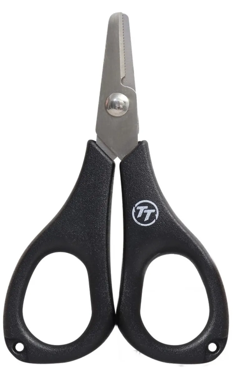 TACKLE TACTICS BRAID SCISSORS - 4 INCH - Black