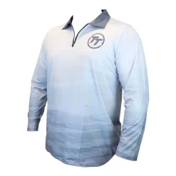 TACKLE TACTICS COLLARED TOURNAMENT SHIRT - GREY - S