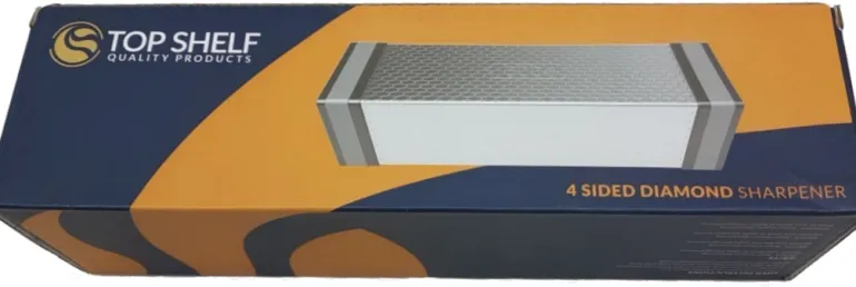 TOP SHELF 4 SIDED DIAMOND SHARPENER