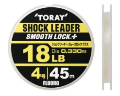 TORAY SMOOTH LOCK FLUOROCARBON SHOCK LEADER - 45m - 4lb