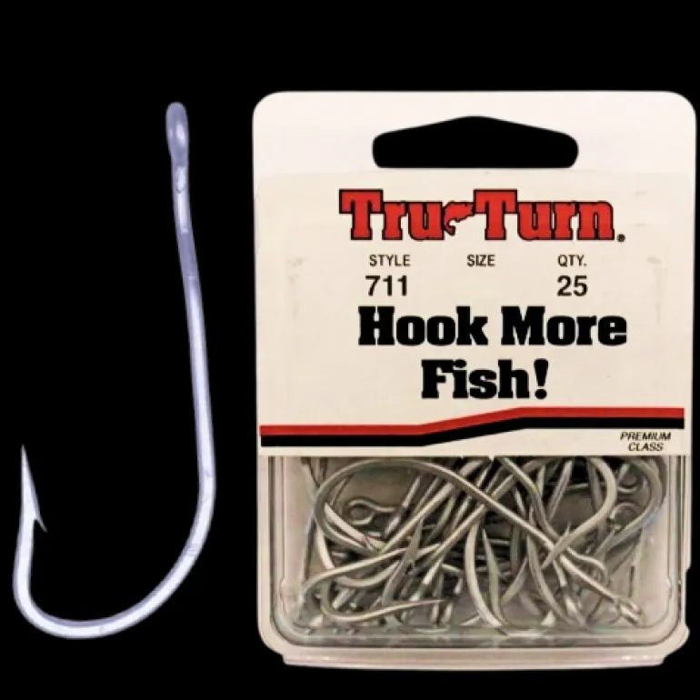 TRU TURN 711 FORGED PERMASTEEL CONE CUT HOOKS - 25 PACK 1