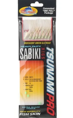 TSUNAMI PRO HEAVY DUTY SABIKI RIGS - Size 12