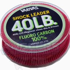 VARIVAS FLUOROCARBON SHOCK LEADER LINE 30m - 40lb