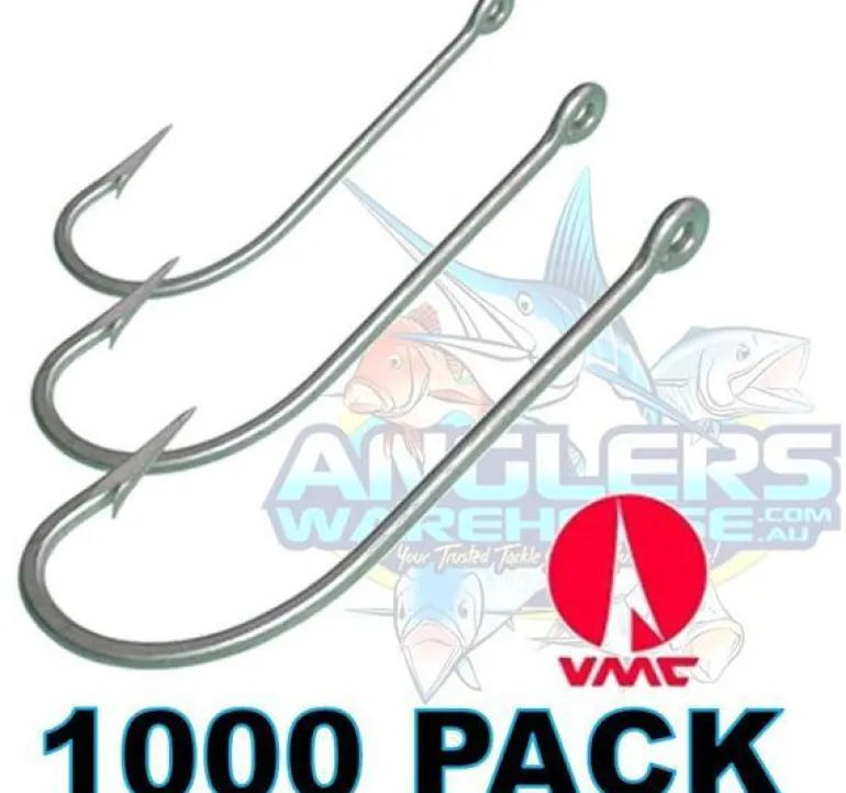 VMC 9255PS PERMASTEEL OSHAUGHNESSY HOOKS 1000 PACK 2/0 - Qty 1000