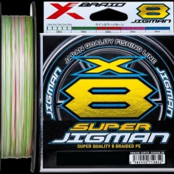 YGK X-BRAID SUPER JIGMAN X8 BRAID LINE 200m MULTI - PE 0.6 - 14lb