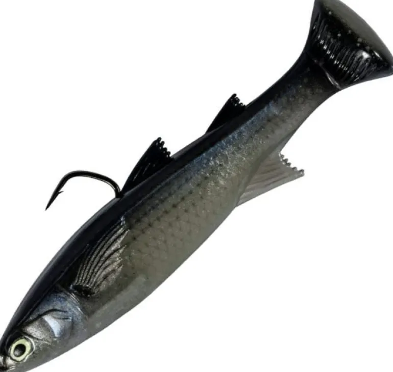 ZMAN MULLETRON LT RIGGED LURE 6 INCH - Glow Mullet