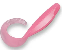 ZMAN STREAKZ CURLY TAILZ LURE 4 INCH - Pink Glow
